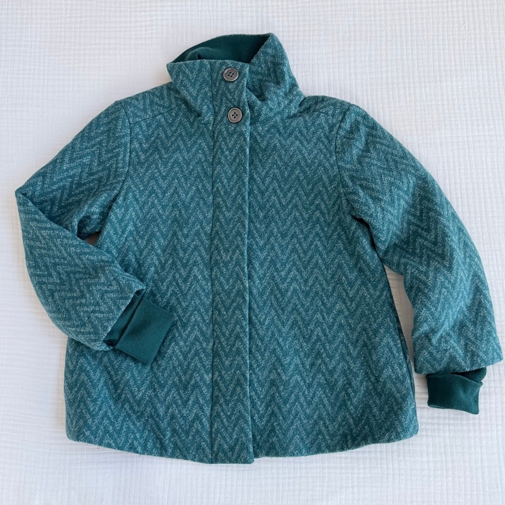prAna Teal Blue-Green Lily Zip Jacket - Excellent Condition